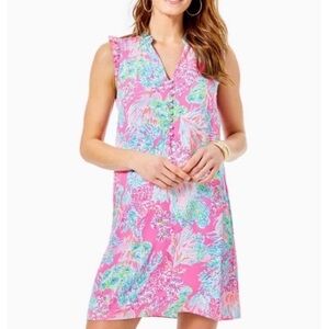 Lilly Pulitzer Cally Soft Shift Dress Prosecco Pink Seaing Things